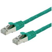 VALUE Patchkabel Cat.6 (Class E) S/FTP (PiMF), LS0H, groen, 1 m - thumbnail