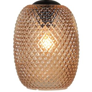 Glas amber pineapple Ø 16cm