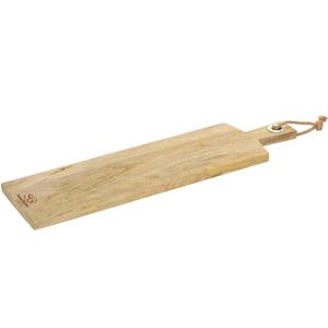 Snijplank met handvat 58 x 16 cm van mango hout - Snijplanken