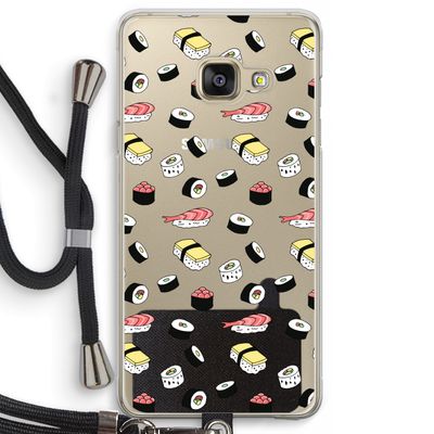 Sushi time: Samsung Galaxy A3 (2016) Transparant Hoesje met koord