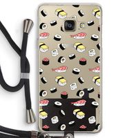 Sushi time: Samsung Galaxy A3 (2016) Transparant Hoesje met koord
