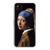 The Pearl Earring: Google Pixel 4a 5G Transparant Hoesje