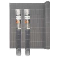 Iber Garden schutting / scheidingswand - 2x - Bamboe - 100 x 300 cm - grijs