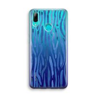 Blauwe nerven: Huawei P Smart (2019) Transparant Hoesje