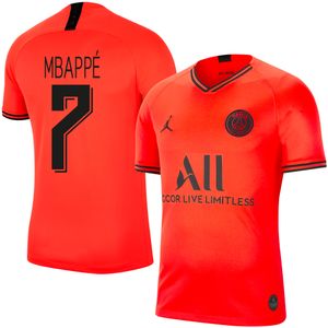 Paris Saint Germain Shirt Uit 2019-2020 + Mbappé 7 (Europa Fan Style) - XL