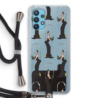 Pop Some Kim: Samsung Galaxy A32 4G Transparant Hoesje met koord