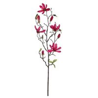 Magnolia beverboom kunstbloemen takken 80 cm decoratie - Kunstbloemen - thumbnail