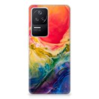 Smartphone hoesje Xiaomi Poco F4 Watercolor Dark