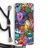 Vexx Mixtape: Huawei Y6s Transparant Hoesje met koord