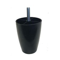 Plastic ronde meubelpoot 8,5 cm (M8) - thumbnail
