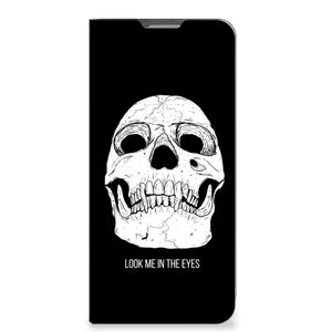 Mobiel BookCase OPPO Reno8 Lite Skull Eyes