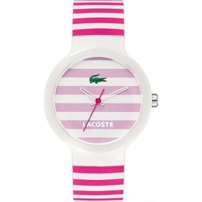 Lacoste horlogeband 2020001 / LC-46-4-29-2224 Rubber Wit 14mm