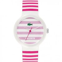 Lacoste horlogeband 2020001 / LC-46-4-29-2224 Rubber Wit 14mm