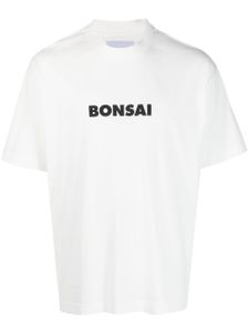 Bonsai t-shirt à logo imprimé - Blanc