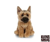 Pluche Duitse Herder honden knuffel 20 cm speelgoed   -