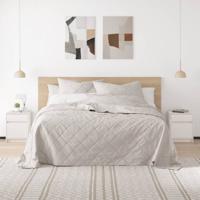 Nachtkastjes 2 st 40x31x50 cm massief grenenhout wit - thumbnail