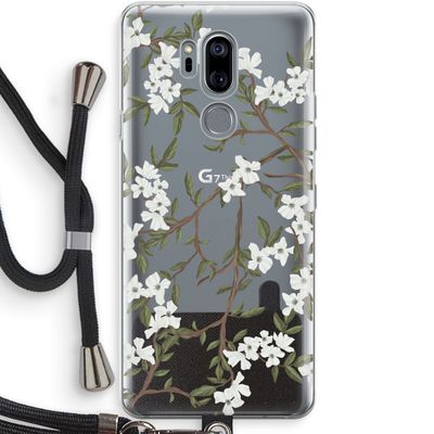 Blossoming spring: LG G7 Thinq Transparant Hoesje met koord