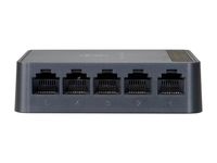 LevelOne GEU-0522 netwerk-switch Unmanaged Gigabit Ethernet (10/100/1000) Zwart - thumbnail