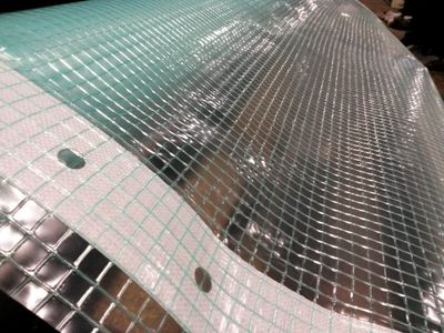 Gewapend plastic folie 2m breed prijs is per strekkende meter - Warentuin mix