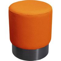 Kare Poef Jody Orange Mesh Black 35cm