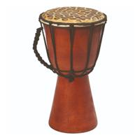 Nature Planet Drum/trommel met giraffeprint - handgemaakt - 25 cm - muziek instrumenten