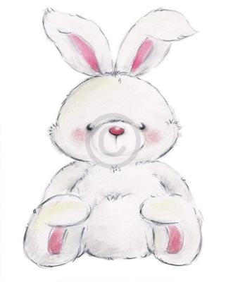 Kunstdruk Makiko - Rabbit 24x30cm