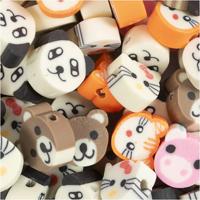 Creativ Company Figuurkralen, dieren, d 10 mm, gatgrootte 1,5 mm, ca. 60 stuk, 60 stuk/ 1 doos