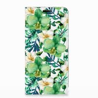 Nokia 7.1 (2018) Smart Cover Orchidee Groen