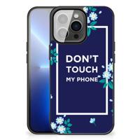 iPhone 13 Pro Max | Telefoon Hoesje | Flowers Blue DTMP