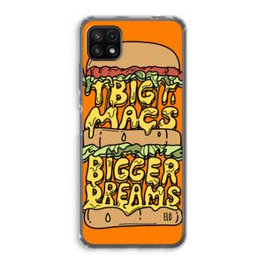Big Macs Bigger Dreams: Samsung Galaxy A22 5G Transparant Hoesje