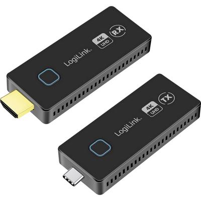 LogiLink HDW0104 Draadloze HDMI-set 30 m