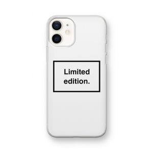 Limited edition: iPhone 12 mini Transparant Hoesje