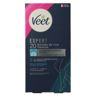Expert koude waxstrips benen sensitive 20 Stuks