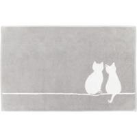 Cawö Cawö Cute Cats 6263 Badmat 50x80 platin/wit Cawö Cawö Cute Cats 6263 Badmat 50x80 platin/wit