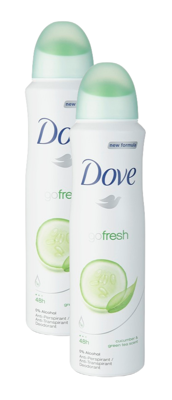 Dove Deospray Go Fresh Touch 250ml Duo Dove Deospray Go Fresh Touch 250ml Duo
