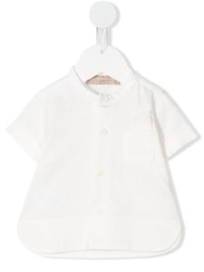 La Stupenderia chemise à poche poitrine plaquée - Blanc