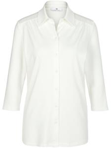 Jersey blouse 3/4-mouwen Van Peter Hahn wit