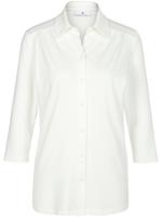 Jersey blouse 3/4-mouwen Van Peter Hahn wit - thumbnail