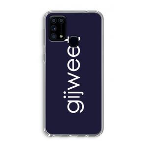 Gijweet: Samsung Galaxy M31 Transparant Hoesje