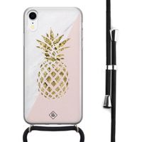 iPhone XR hoesje met koord - Ananas iPhone XR hoesje met koord - Ananas