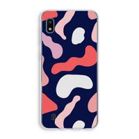 Memphis Shapes Pink: Samsung Galaxy A10 Transparant Hoesje