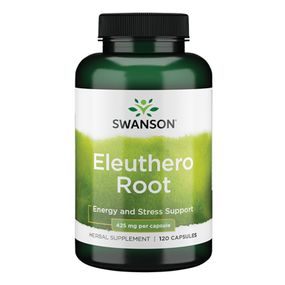 Eleuthero Root 425mg | Swanson | 120ct