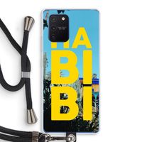 Habibi Majorelle : Samsung Galaxy Note 10 Lite Transparant Hoesje met koord