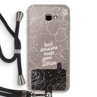 Good stories: Samsung Galaxy J4 Plus Transparant Hoesje met koord