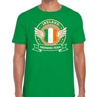 Groen Ireland drinking team t-shirt heren - thumbnail