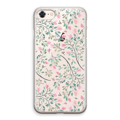 Sierlijke bloemen: iPhone 8 Transparant Hoesje