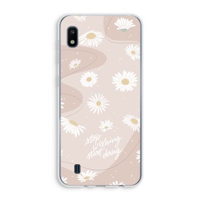 Daydreaming becomes reality: Samsung Galaxy A10 Transparant Hoesje