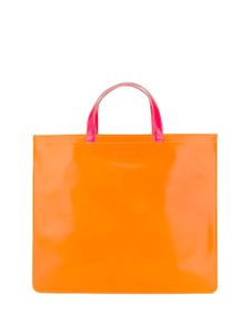 Comme Des Garçons Wallet sac cabas à logo - Orange