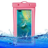 Schokbestendige Waterdichte Smartphonehoes met Band - 7.2 - Roze