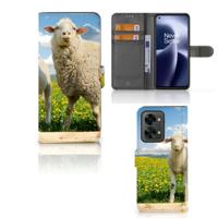 OnePlus Nord 2T | Telefoonhoesje | Met pasjeshouder | Schaap en Lammetje
